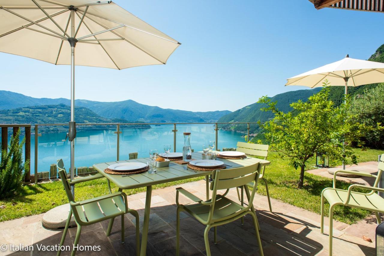 Italian Vacation Homes - Panoramic Villa Parzanica Eksteriør billede