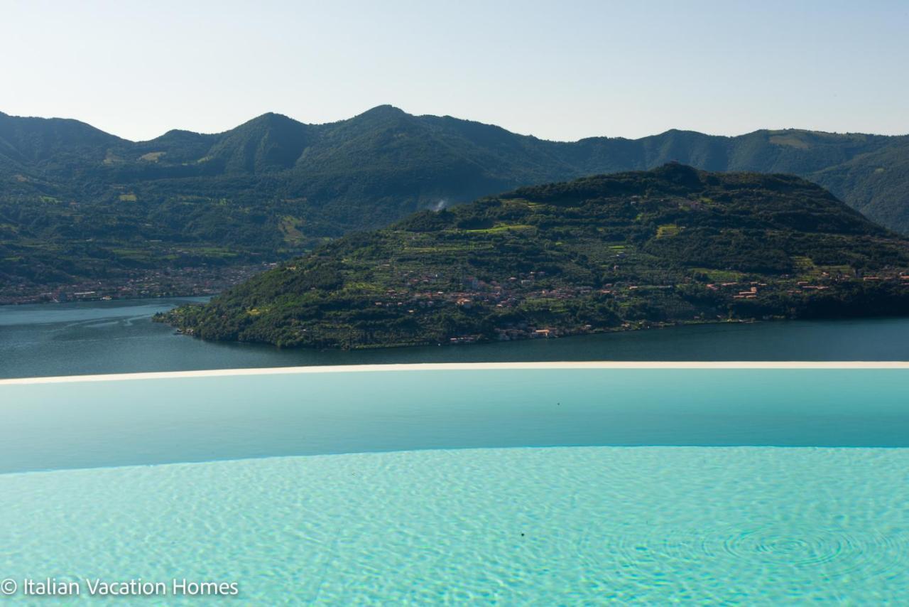 Italian Vacation Homes - Panoramic Villa Parzanica Eksteriør billede